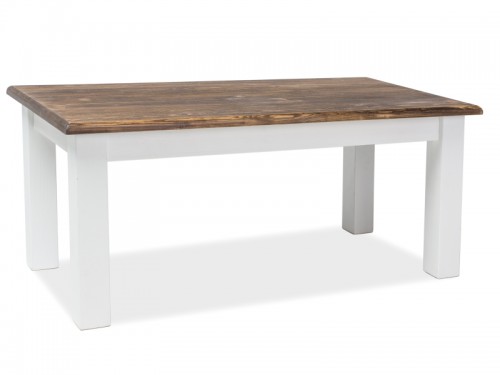 Журнальний столик Signal Poprad 120X60 білий коричневий